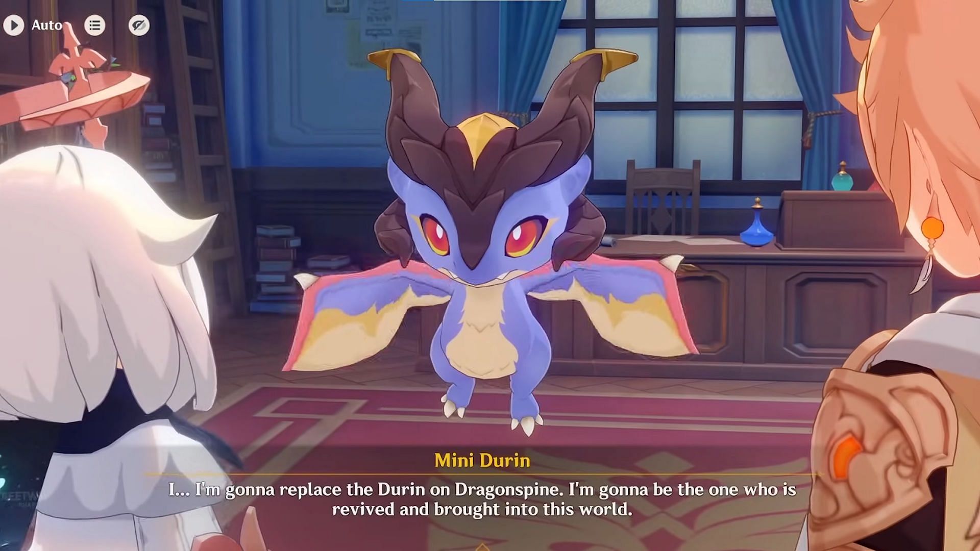 Mini Durin in the 5.6 Paralogism Archon Quest (Image via HoYoverse)